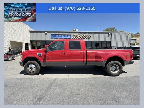Red 2008 Ford F-350