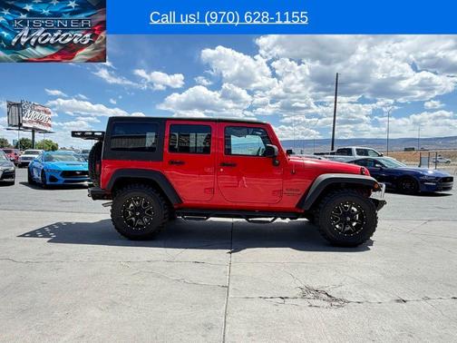 Firecracker Red 2014 Jeep Wrangler Unlimited Sport