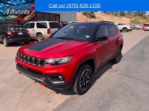Red 2025 Jeep Compass Trailhawk