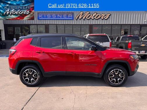 Red 2025 Jeep Compass Trailhawk