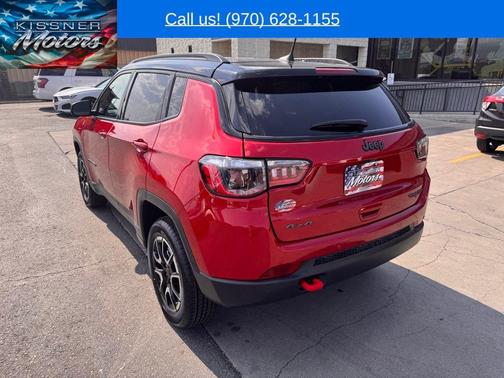 Red 2025 Jeep Compass Trailhawk