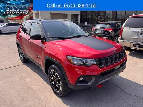 Red 2025 Jeep Compass Trailhawk