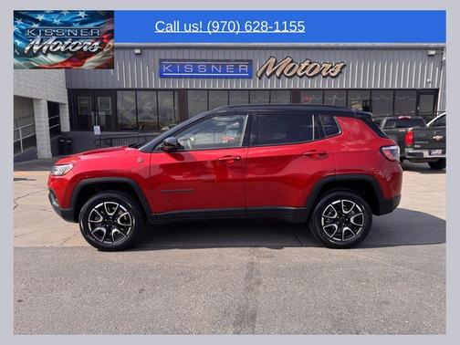 Red 2025 Jeep Compass Trailhawk