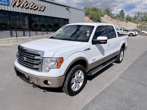 White 2013 Ford F-150 Lariat