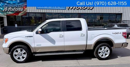 White 2013 Ford F-150 Lariat