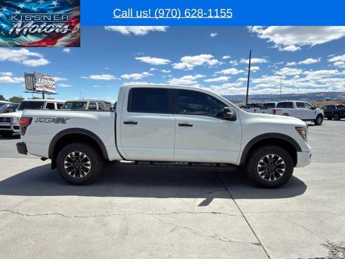 Glacier White 2023 Nissan Titan PRO-4X