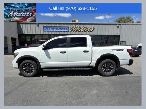 Glacier White 2023 Nissan Titan PRO-4X