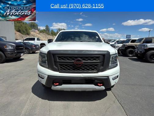 Glacier White 2023 Nissan Titan PRO-4X