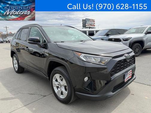 Midnight Black Metallic 2021 Toyota RAV4 XLE
