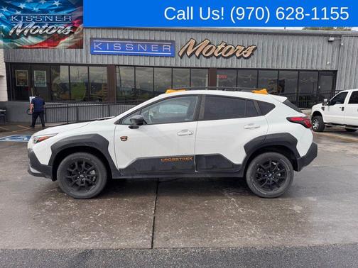 Crystal White Pearl 2024 Subaru Crosstrek Wilderness