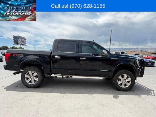 Shadow Black 2018 Ford F-150 Platinum