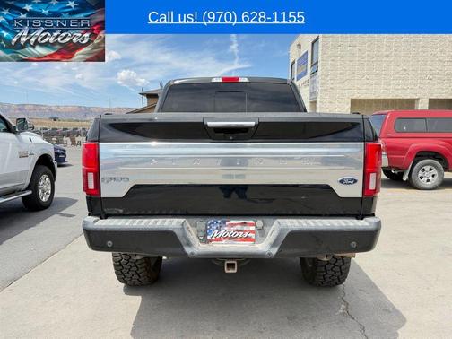 Shadow Black 2018 Ford F-150 Platinum