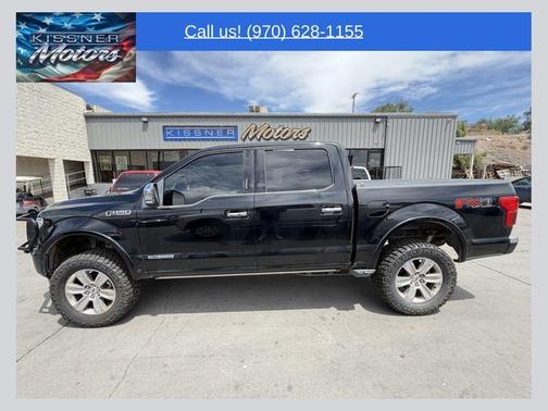 Shadow Black 2018 Ford F-150 Platinum
