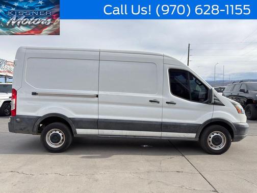 Oxford White 2019 Ford Transit-250 148 WB Medium Roof Cargo