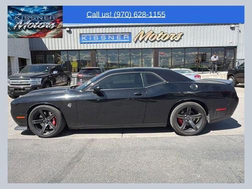 Pitch Black Clearcoat 2019 Dodge Challenger SRT Hellcat