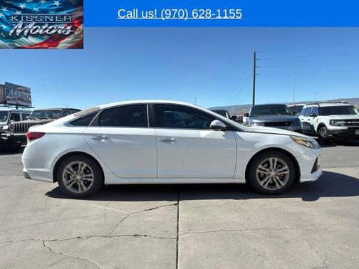 Quartz White Pearl 2018 Hyundai SONATA SEL
