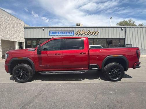 Volcanic Red 2024 GMC Sierra 2500 AT4