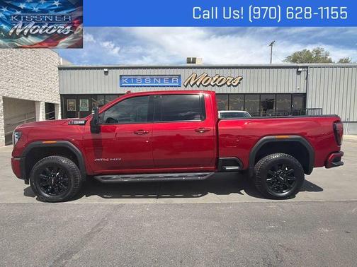 Volcanic Red 2024 GMC Sierra 2500 AT4