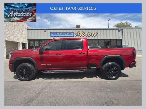 Volcanic Red 2024 GMC Sierra 2500 AT4