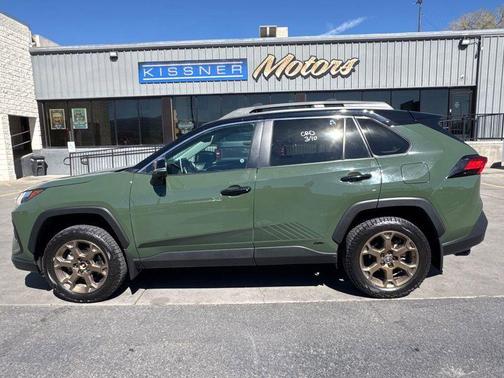 Green 2024 Toyota RAV4 Hybrid Woodland Edition