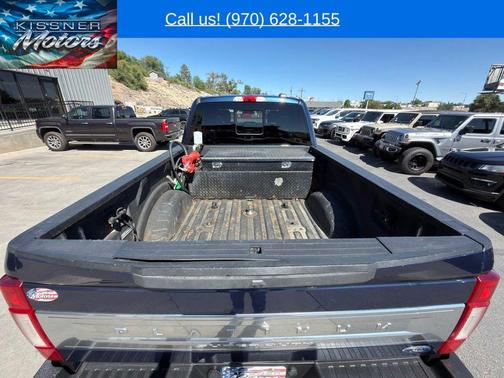 Blue 2020 Ford F-350 Platinum