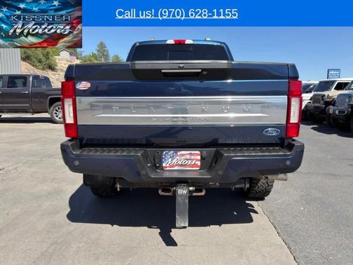 Blue 2020 Ford F-350 Platinum