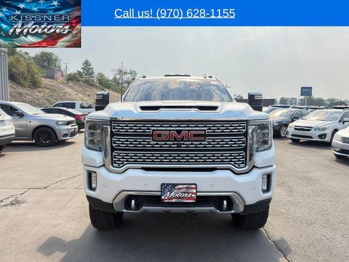 White Frost Tri-Coat 2020 GMC Sierra 2500 Denali