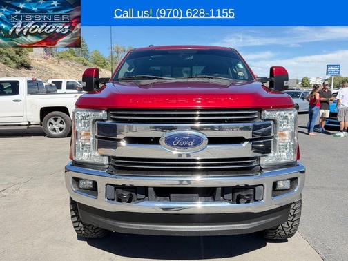 Red 2017 Ford F-350 Lariat Super Duty