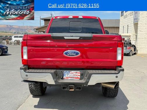 Red 2017 Ford F-350 Lariat Super Duty