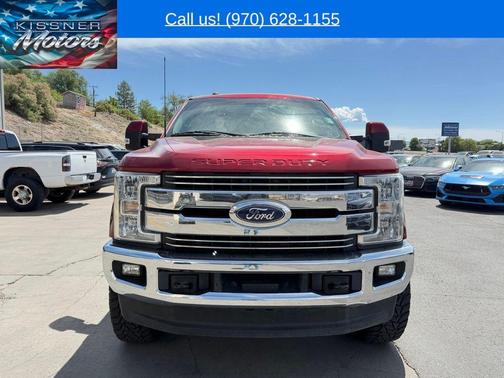 Red 2017 Ford F-350 Lariat Super Duty