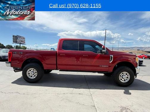 Red 2017 Ford F-350 Lariat Super Duty