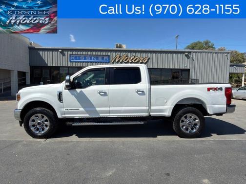 White Platinum Clearcoat Metallic 2018 Ford F-250 Lariat