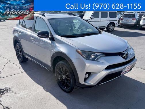 Silver Sky Metallic 2018 Toyota RAV4 Adventure