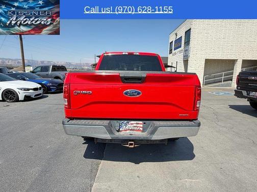 Red 2015 Ford F-150 XLT