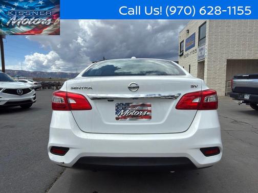 Cloud White 2016 Nissan Sentra SV