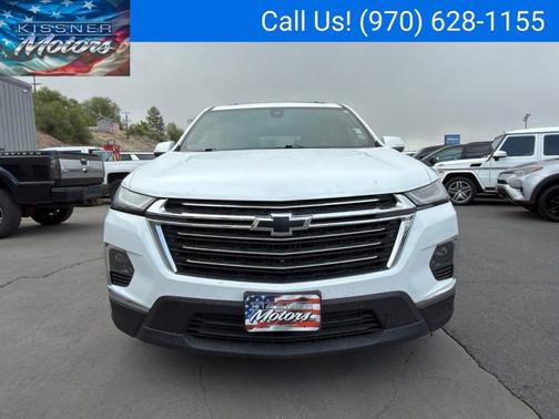 Summit White 2023 Chevrolet Traverse LT Leather