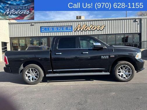 Brilliant Black Crystal Pearlcoat 2017 RAM 1500 Longhorn