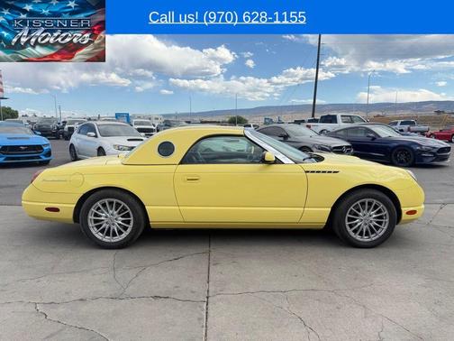 Yellow 2002 Ford Thunderbird