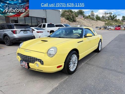 Yellow 2002 Ford Thunderbird