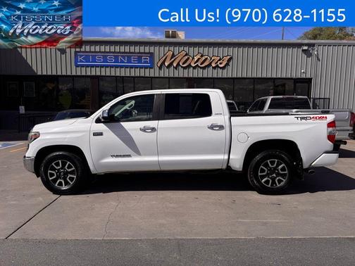 Super White 2019 Toyota Tundra Limited