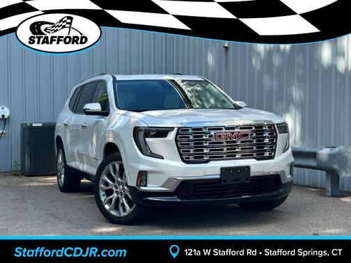 White Frost Tri-Coat 2024 GMC Acadia Denali
