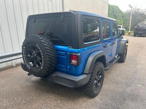 Hydro Blue Pearl 2022 Jeep Wrangler Unlimited Sport
