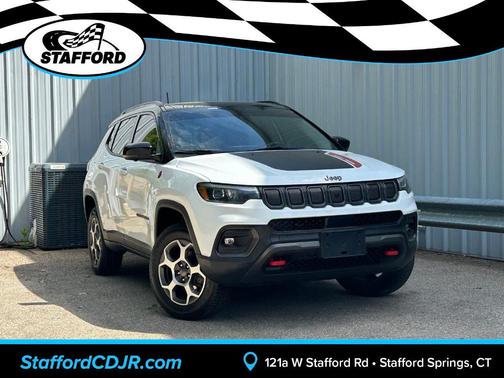 Bright White Clearcoat 2022 Jeep Compass Trailhawk