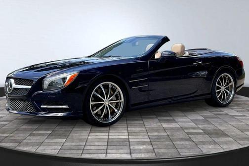 Lunar Blue Metallic 2013 Mercedes-Benz SL-Class SL 550 Roadster 2D