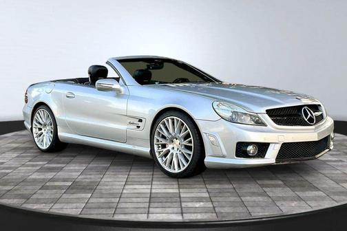 Silver 2009 Mercedes-Benz SL-Class SL 63 AMG Roadster 2D