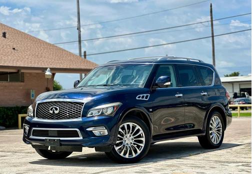 Hermosa Blue 2016 INFINITI QX80 Base