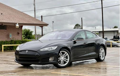 Black 2013 Tesla Model S Sedan 4D