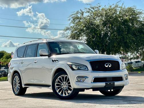 Majestic White 2015 INFINITI QX80 Base