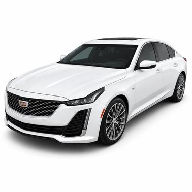 Crystal White Tricoat 2024 Cadillac CT5 Premium Luxury