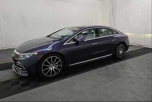 Twilight Blue Metallic 2023 Mercedes-Benz EQS 580 4MATIC